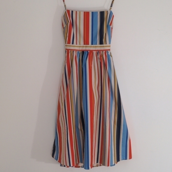 ASTR The Label Striped Multi Color Apron Dress - Picture 7 of 11